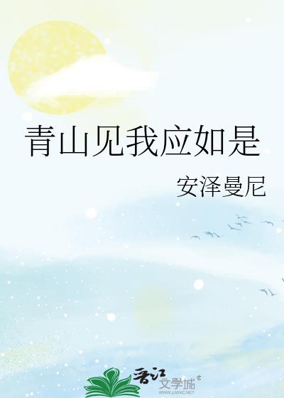 青山见我应如是 小说